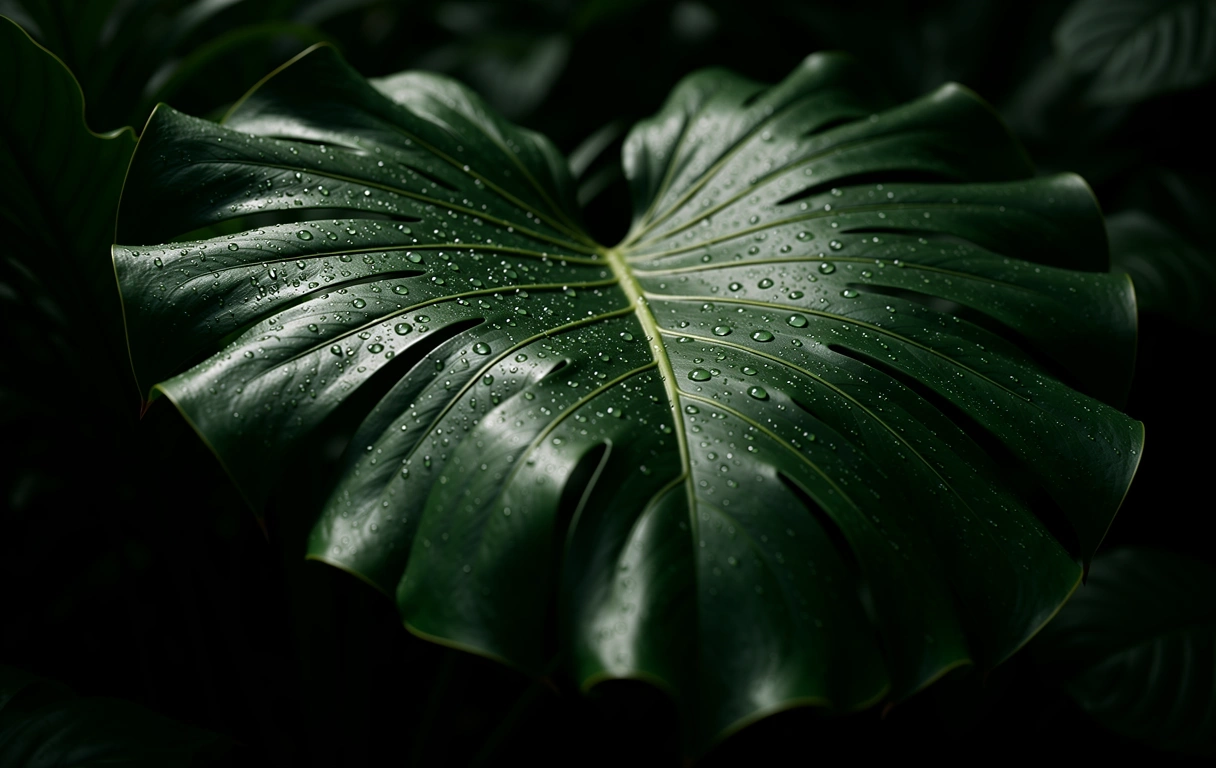 Natural botanical textures representing Tenaga Alami